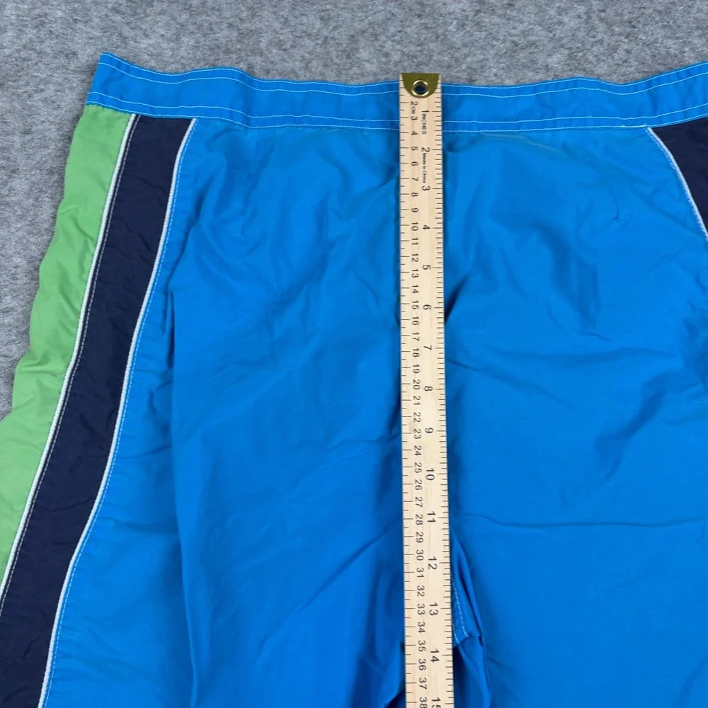 Polo Sport Swim Trunks Mens 34 Blue Vintage Ralph Lauren Colorblock Board Shorts